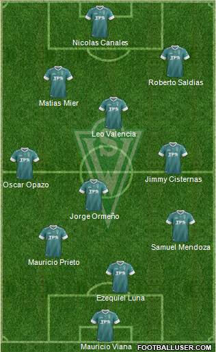 CD Santiago Wanderers S.A.D.P. Formation 2014