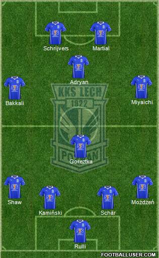 Lech Poznan Formation 2014