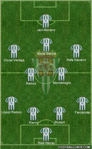 Córdoba C.F., S.A.D. Formation 2014