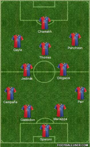 Crystal Palace Formation 2014