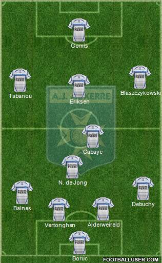 A.J. Auxerre Formation 2014