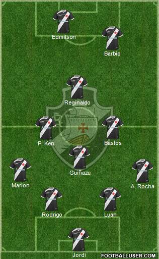 CR Vasco da Gama Formation 2014