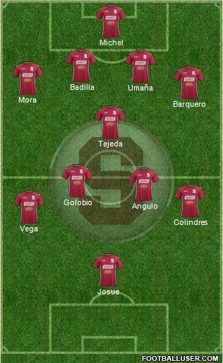 CD Saprissa Formation 2014