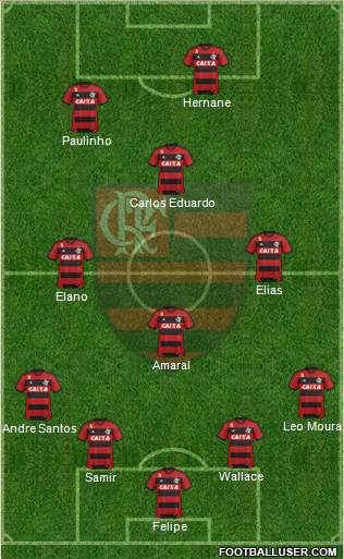 CR Flamengo Formation 2014