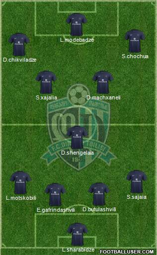 Dinamo Tbilisi Formation 2014