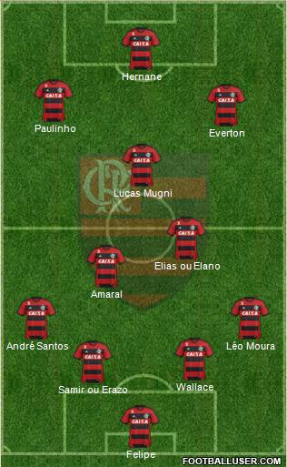 CR Flamengo Formation 2014