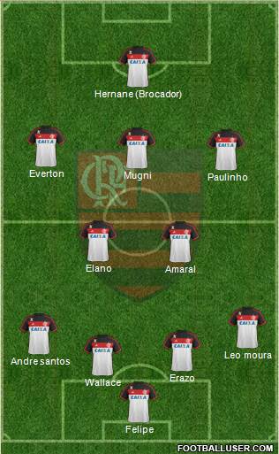 CR Flamengo Formation 2014