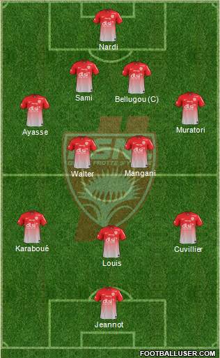 A.S. Nancy Lorraine Formation 2014