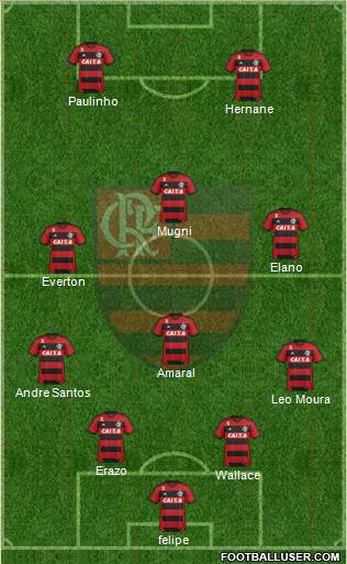 CR Flamengo Formation 2014