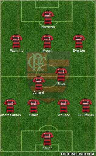 CR Flamengo Formation 2014