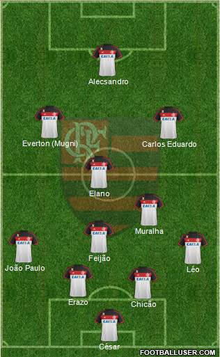 CR Flamengo Formation 2014