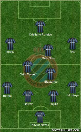 Club Brugge KV Formation 2014