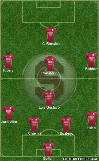 CD Saprissa Formation 2014