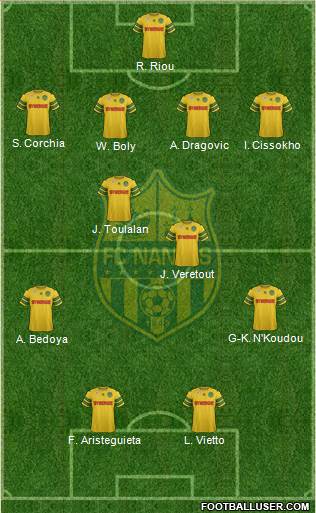 FC Nantes Formation 2014