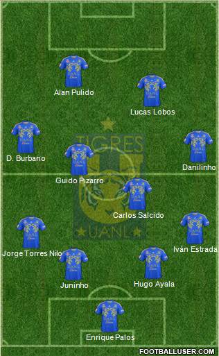 Club Universitario de Nuevo León Formation 2014