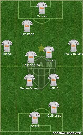 C Atlético Mineiro Formation 2014