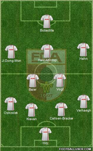 FC Augsburg Formation 2014