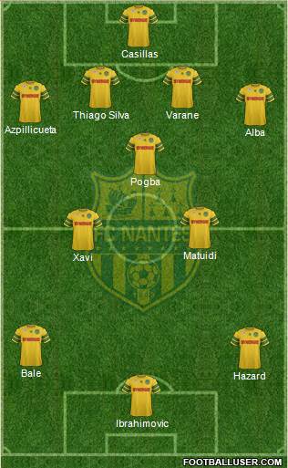 FC Nantes Formation 2014