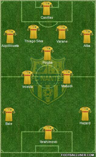 FC Nantes Formation 2014