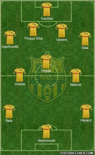 FC Nantes Formation 2014