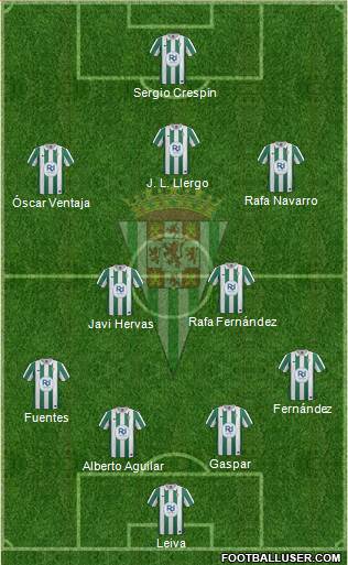 Córdoba C.F., S.A.D. Formation 2014