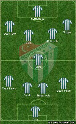 Bursaspor Formation 2014