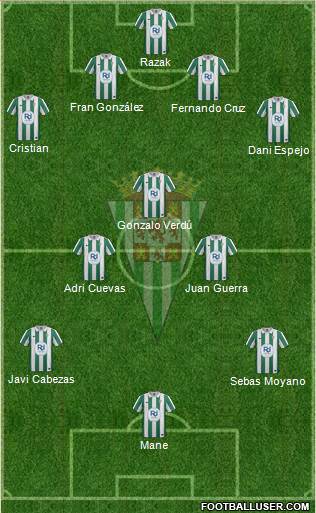 Córdoba C.F., S.A.D. Formation 2014