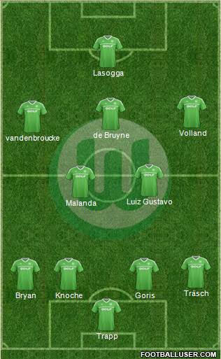 VfL Wolfsburg Formation 2014