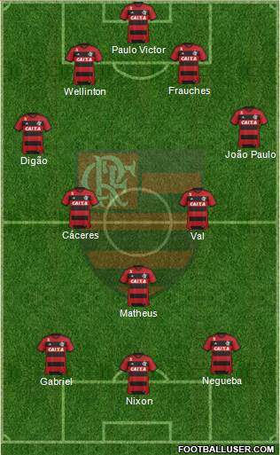 CR Flamengo Formation 2014