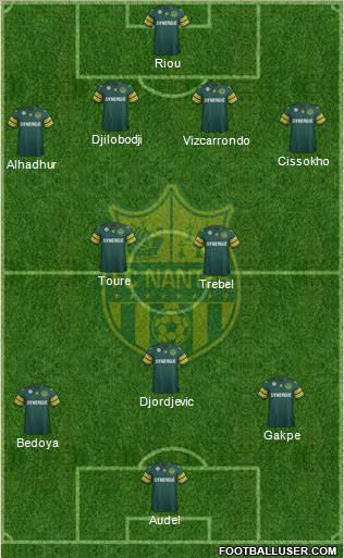 FC Nantes Formation 2014