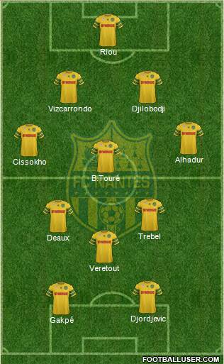 FC Nantes Formation 2014