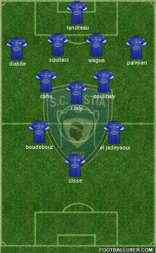 Sporting Club Bastia Formation 2014