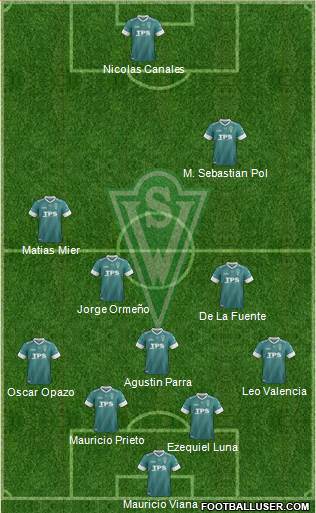 CD Santiago Wanderers S.A.D.P. Formation 2014