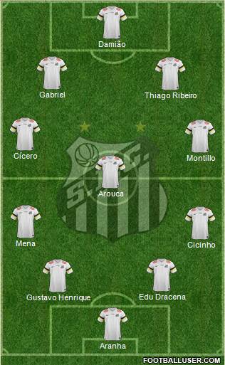 Santos FC Formation 2014