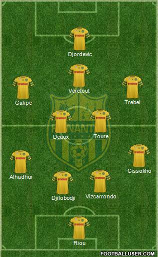 FC Nantes Formation 2014