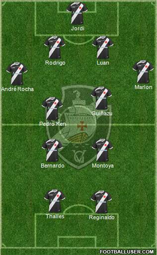 CR Vasco da Gama Formation 2014