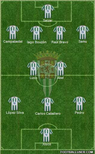 Córdoba C.F., S.A.D. Formation 2014