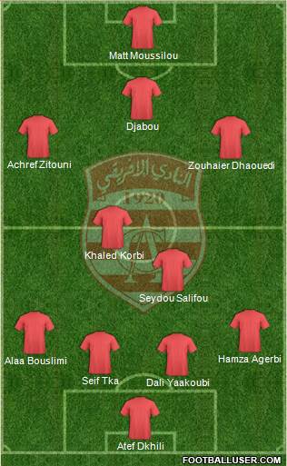 Club Africain Tunis Formation 2014