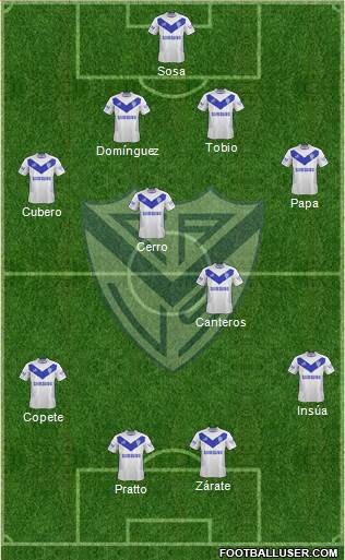 Vélez Sarsfield Formation 2014