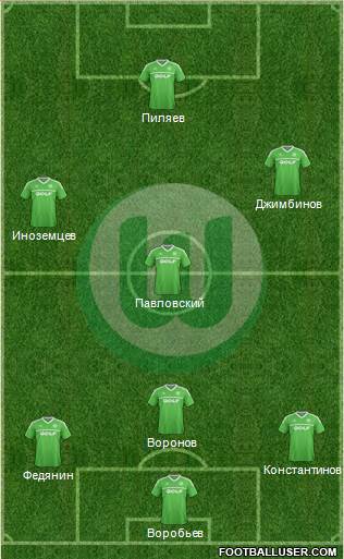 VfL Wolfsburg Formation 2014