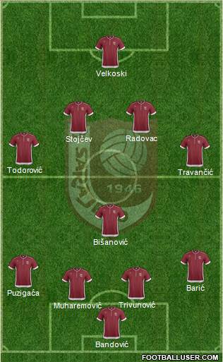 FK Sarajevo Formation 2014