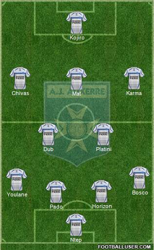 A.J. Auxerre Formation 2014