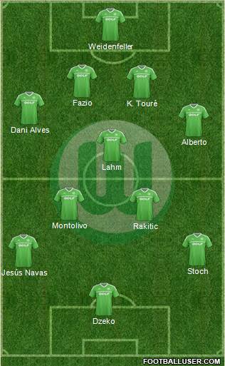 VfL Wolfsburg Formation 2014