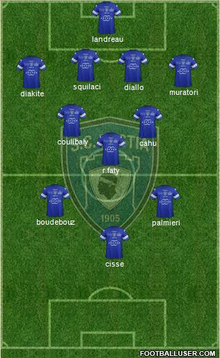 Sporting Club Bastia Formation 2014