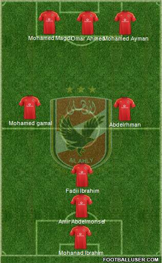 Al-Ahly Sporting Club Formation 2014