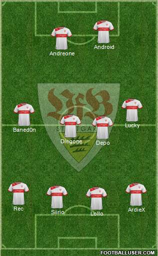 VfB Stuttgart Formation 2014