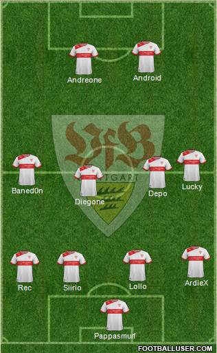 VfB Stuttgart Formation 2014