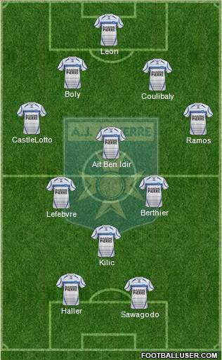 A.J. Auxerre Formation 2014