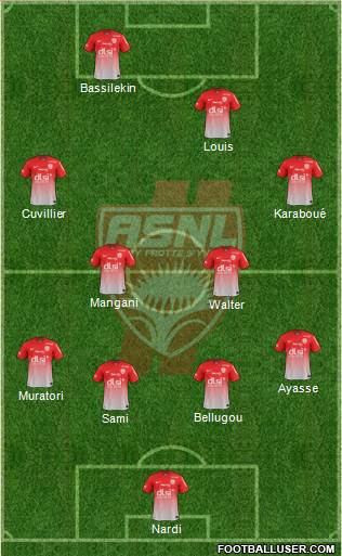 A.S. Nancy Lorraine Formation 2014