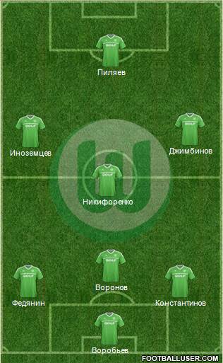 VfL Wolfsburg Formation 2014